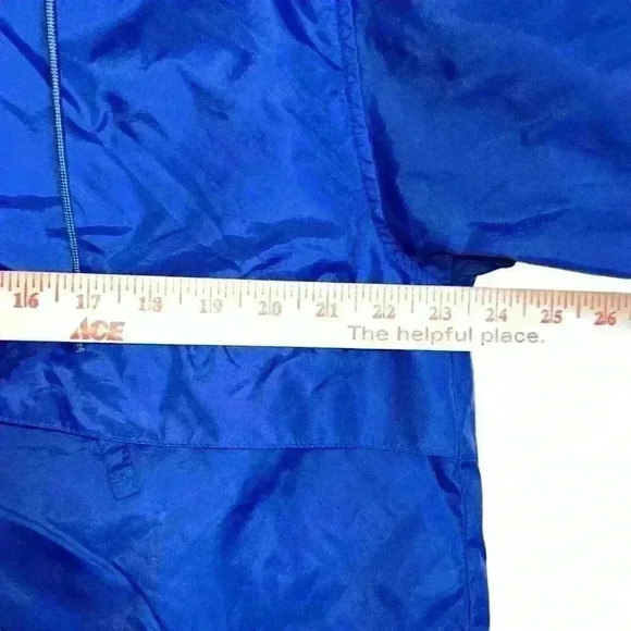 Lands' End‎ Sz M Nylon Windbreaker Lightweight Packable Vented - Picture 5 of 11